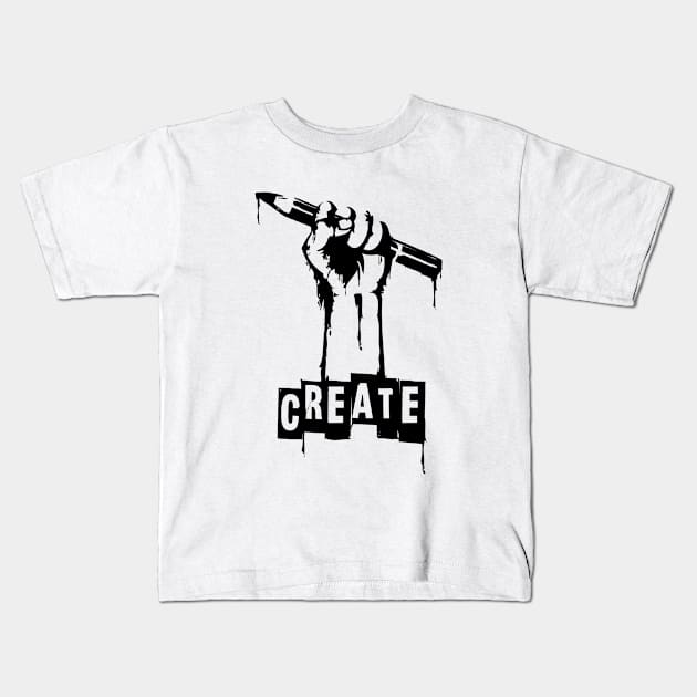 Create A Revolution Kids T-Shirt by PWCreate